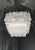 Rare vintage ceiling lamp – glashütte limburg (germany, ca. 1965–1975) a stunning square ceiling lamp by glashütte...