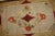 Textile 1890s Medallion Roses Beige Ground Folk Art Antique Amercian Hooked Small Rug For Sale - Image 7 of 9