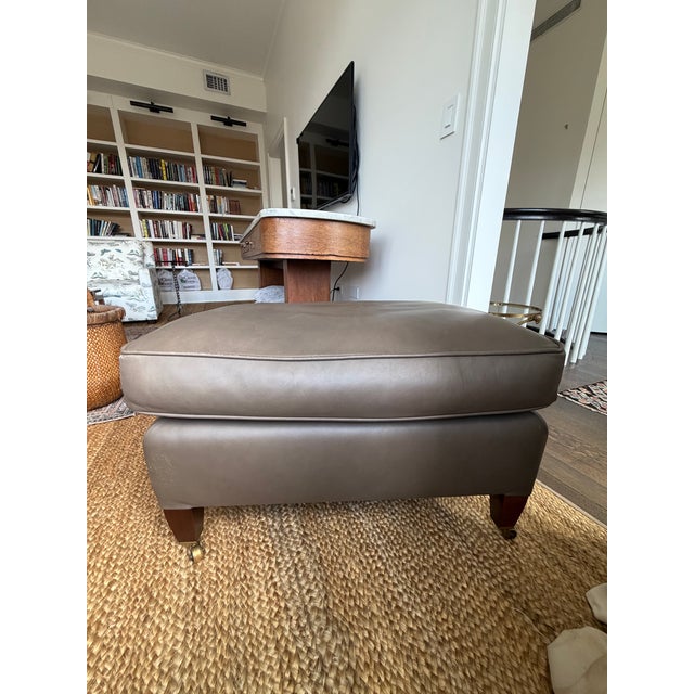 Early 20th Century George Smith Chair & Ottoman For Sale In New York - Image 6 of 11