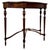 Early 20th Century Antique English Mahogany Serpentine Side Table For Sale - Image 4 of 10