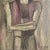 Exquisite & Unusual Pair of 1940s Circus Performers Portrait Paintings, Framed Original Oil on Board For Sale - Image 12 of 16