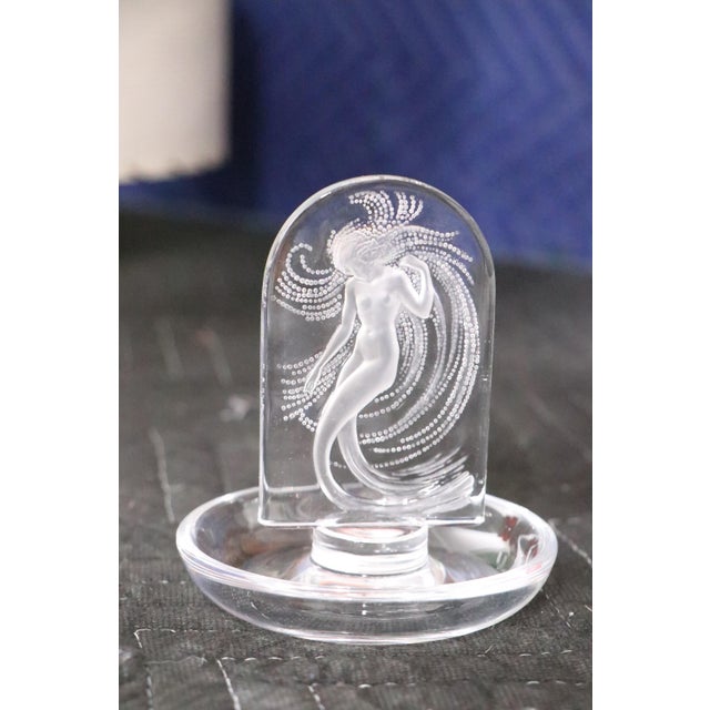 Mid 20th Century Mid 20th Century Lalique Naiade Ring Dish For Sale - Image 5 of 5