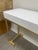 White Barsanti Console With Gold Leaf Key Base For Sale - Image 8 of 8