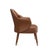 Contemporary Bhutan Brown Leather Armchair For Sale - Image 3 of 4