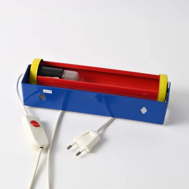 Blue Wall Lamp from G&g, 1980s For Sale - Image 8 of 9