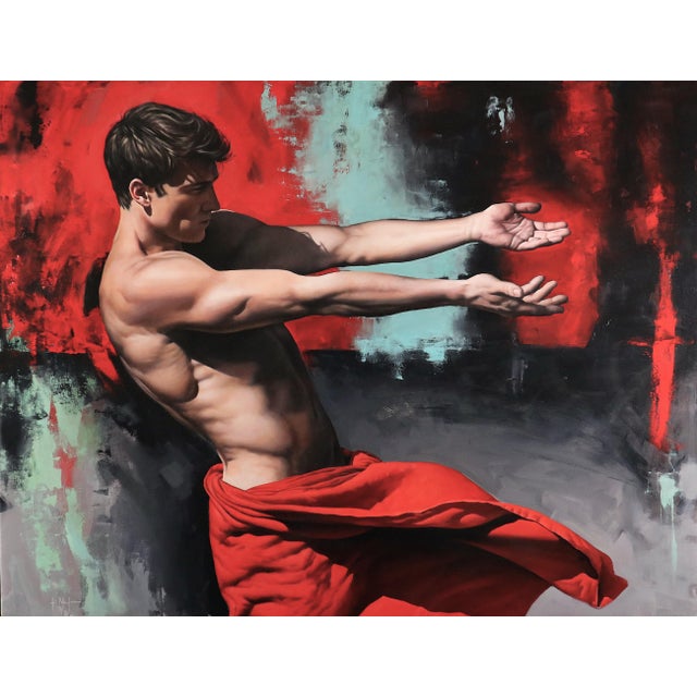 Filippo Manfroni, I'll Be There 2, Oil on Canvas For Sale - Image 7 of 8