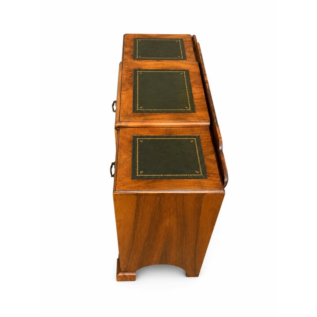 1960s Small English Secretary Desk with Drawers, 1960s For Sale - Image 5 of 7