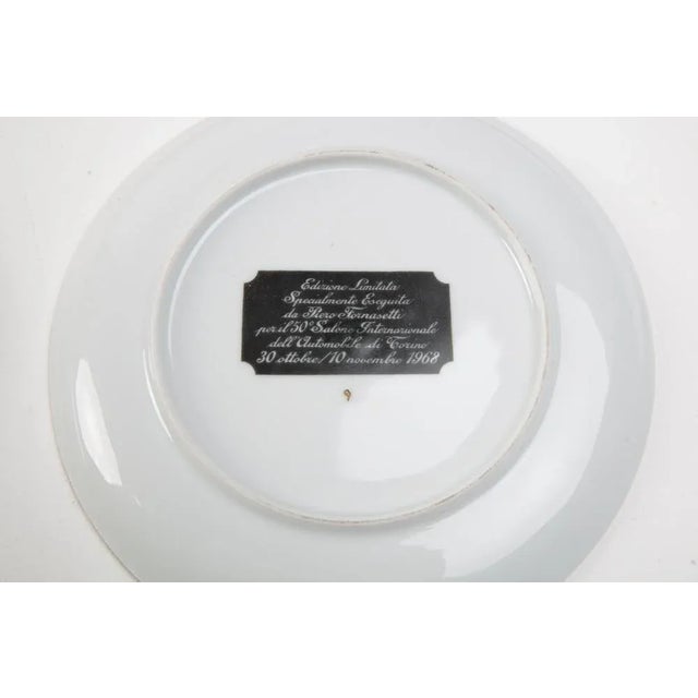 Turin International Automobile Commemorative Dishes, 1960s, Set of 9 For Sale - Image 4 of 6