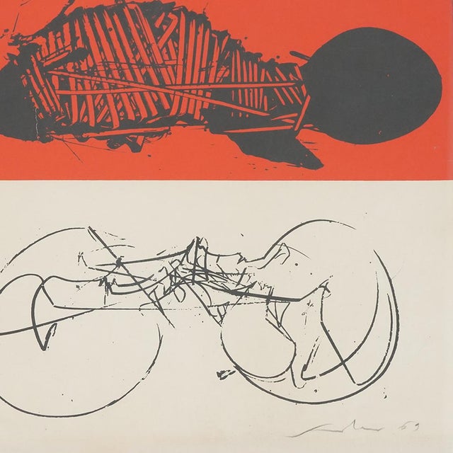 Emilio Scanavino, Artist's Proof, 1969, Silkscreen For Sale - Image 6 of 13