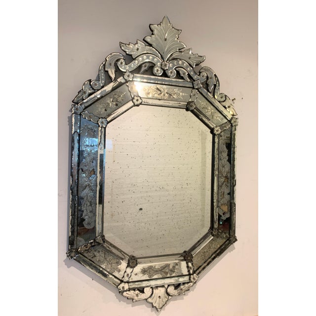 Venetian Mirror with Closed Pane, 1900s For Sale - Image 14 of 15