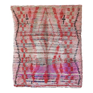 Authentic Berber Moroccan Rug - 5.6 X 4.8 Ft For Sale