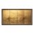 1960s Shōwa Era Japanese Byobu Screen "Landscape With Bridge" on Gold Background For Sale