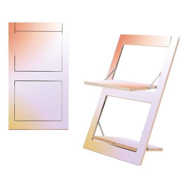 Fläpps Folding Chair – Sunrise by Joa Herrenknecht for Ambivalenz For Sale