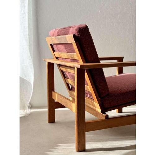 Model 2551 Armchair in Oak by Søren Holst for Fredericia, 1960s For Sale - Image 13 of 18