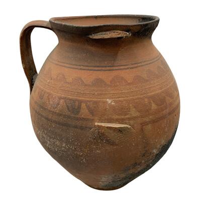 Farmhouse Antique Terracotta Vessel For Sale - Image 3 of 5