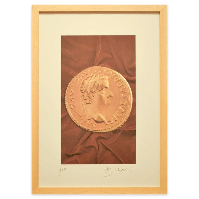 Image dimensions: 35.5 x 21 cm. One of the Artist's proofs of the portfolio ''Aureus''. Realized at the beginning of the...