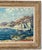 French Framed Oil Painting Featuring a Mediterranean Harbour Scene For Sale - Image 10 of 12
