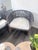 David Francis Pair of David Francis Rattan Lounge Chairs 1990s For Sale - Image 4 of 5