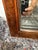 Brown Gothic Window Pane Mirror in Burr Walnut Frame From England (H 37 3/4 X W 17) For Sale - Image 8 of 11