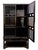 Chinese Chinese Black Lacquered Lattice Cabinet For Sale - Image 3 of 6