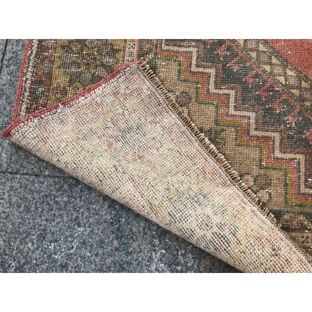 Handwoven Vintage Turkish Wool Rug - 3′7″ × 5′11″ For Sale - Image 4 of 10