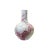 Ceramic Chinese Porcelain Plum Red Flower Bird Fat Body Shape Vase For Sale - Image 7 of 7