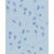 Sample - Wild Iris Wallpaper by Susan Hable in Blue For Sale