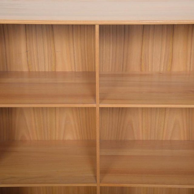 Vintage Bookcase in Elm from Mogens Koch, 1970s For Sale - Image 3 of 10