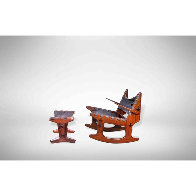 Vintage Dining Room Set by Angel Pazmino, Ecuador, 1950s, Set of 5 For Sale - Image 4 of 6