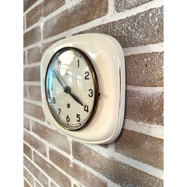 Vintage German Wall Clock from Diehl, 1950s For Sale - Image 4 of 6
