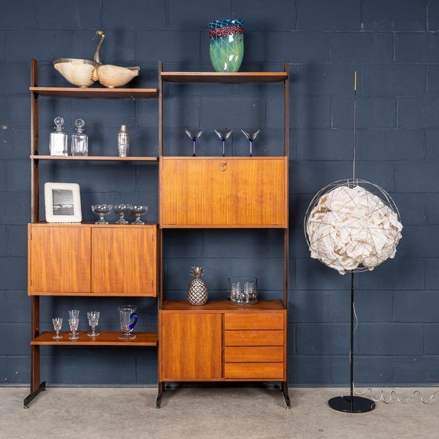 1990s Vintage German Metal and Paper Floor Lamp by Ingo Maurer, 1990 For Sale - Image 5 of 18