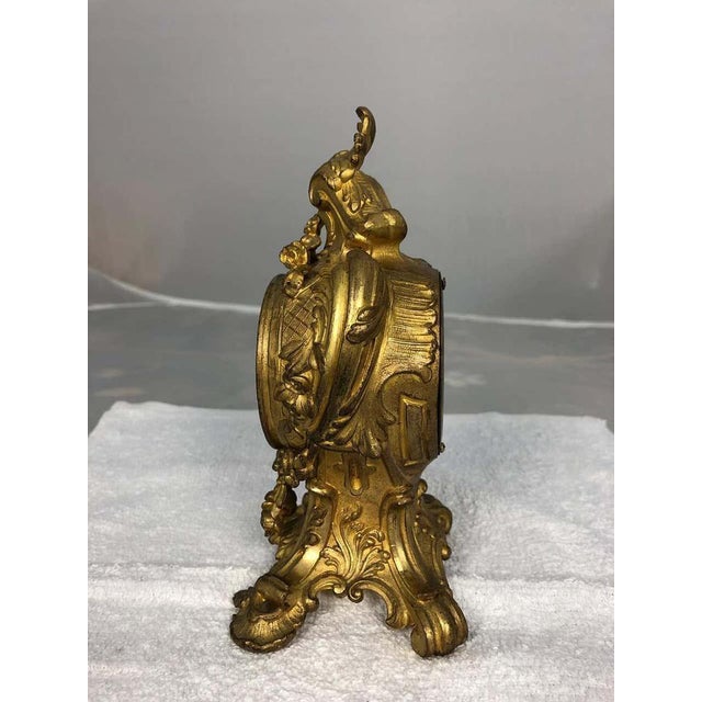 Louis XVI Style Mantel Clock, Late 19th Century For Sale - Image 4 of 13