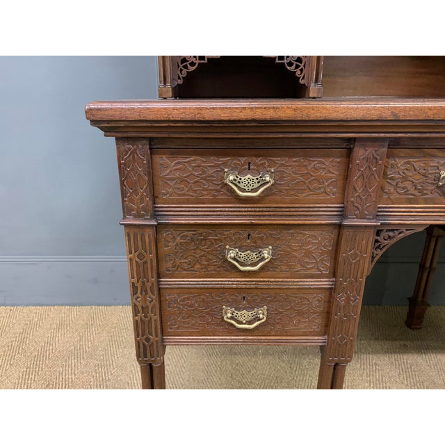 Edwards and Roberts Writing Desk, 1890 For Sale - Image 9 of 18
