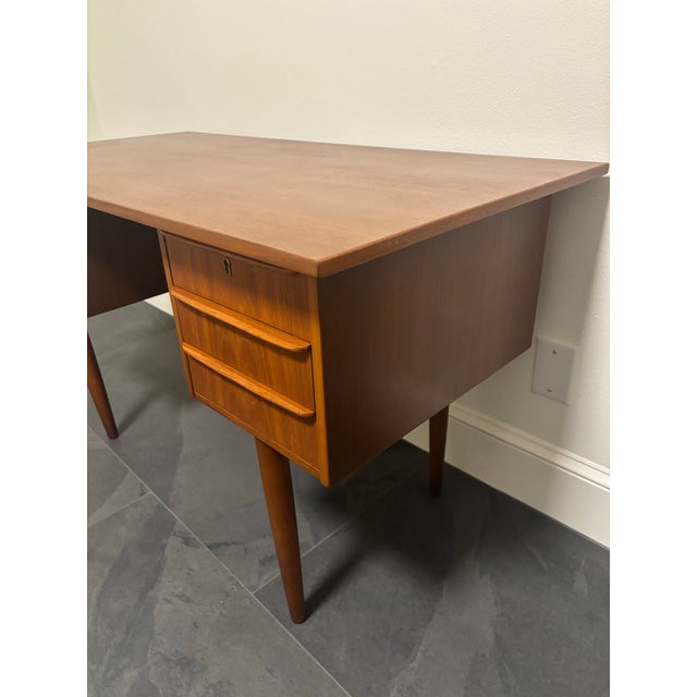 1960s Mid Century Teak Desk For Sale - Image 4 of 11