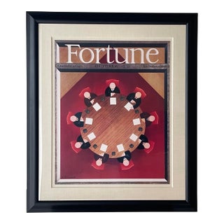 Huge Vintage Fortune Magazine Lithograph Art - October 1939 Board Room by Antonio Petruccelli For Sale
