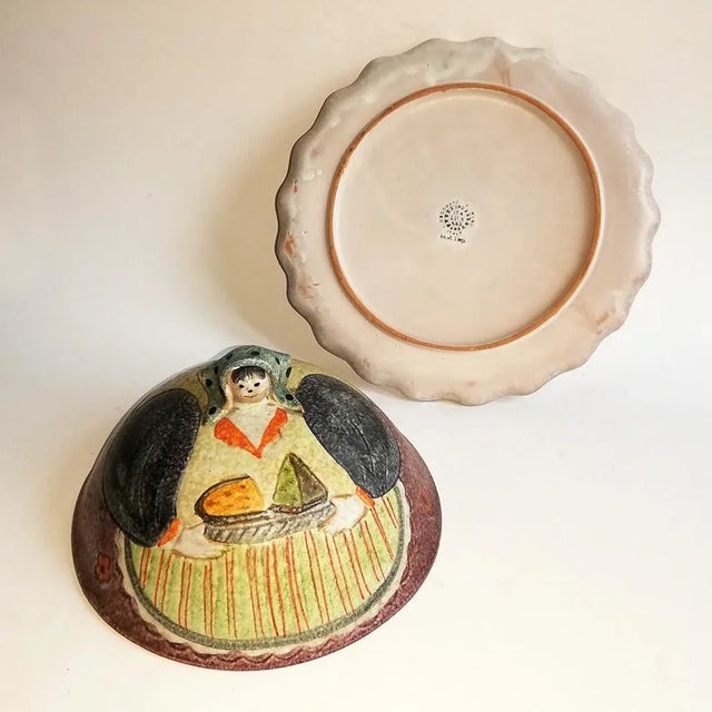 Plate with Lid by Farin for Italica ARS, 1960s For Sale - Image 4 of 7