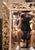 Baroque 19th Century French Baroque Carved Painted Wall Mirror With Beveled Glass For Sale - Image 3 of 10
