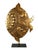 Gold luster oris large sculpture by deblona dimensions: w 75 x d 20 x h 117-137 cm. Materials: ceramic. Colors: 24 kt gold...