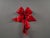 Contemporary Large Red Gift Bow Hand-Formed from Plastic For Sale - Image 3 of 13