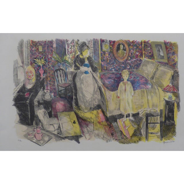 Emilio Grau-Sala, La Chambre, 1960, Original Lithograph For Sale