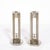 Pair of Modernist Signed Swid Powell Geometric Candlestick Holders For Sale - Image 9 of 18