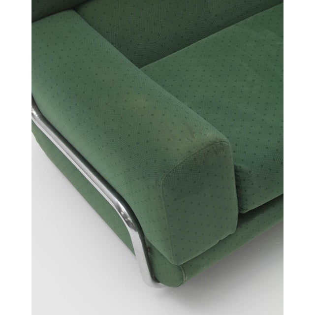 Sofa and Tubular Armchairs, 1970s, Set of 3 For Sale - Image 11 of 13