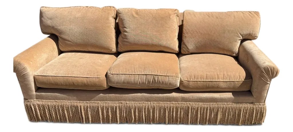 1 of 2 Randolph & Hein English Roll Arm Down Filled Sofa