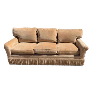1 of 2 Randolph & Hein English Roll Arm Down Filled Sofa For Sale