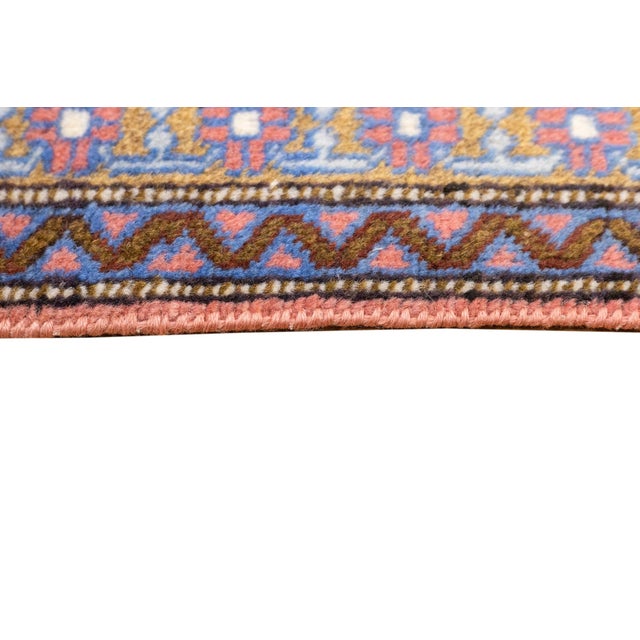 Textile Semi-Antique Hand-Knotted Persian Ardebil Rug – 4'5" X 6'10" For Sale - Image 7 of 14