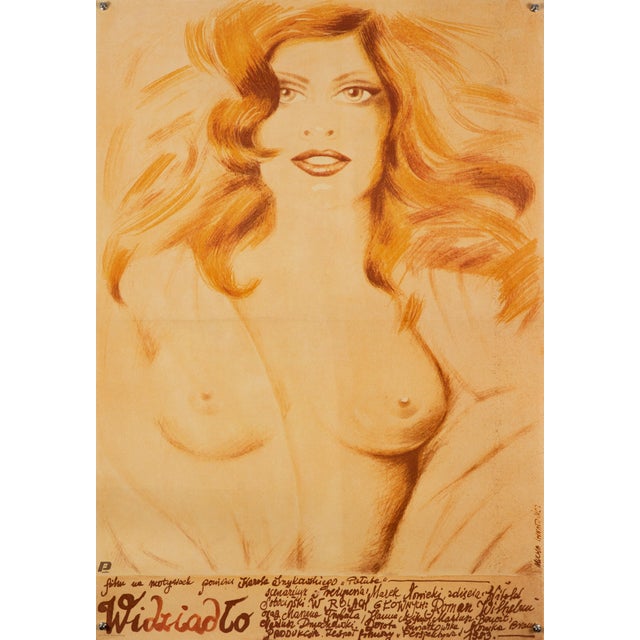 The Phantom Nude Movie Poster by Maria Mucha-Ihnatowicz, 1983 For Sale - Image 9 of 9