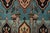 Heriz Rug 5’11” X 8’11” Blue Wool Vintage Tribal Hand-Knotted Oriental Carpet For Sale - Image 10 of 14
