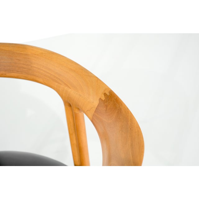 Ulna Wooden Armchair by Franco Poli for Bernini, Italy, 1986, in Very Good conditions. Designed 1980 to 1989 This piece...