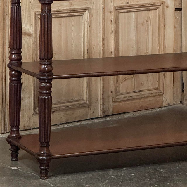 19th Century English Regency Mahogany Etagere Server ~ Console For Sale - Image 9 of 18