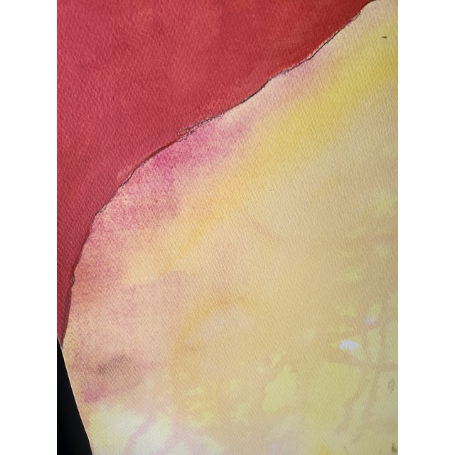Fabulous Superior Pig by Roberta Dyer Fine Art Water Media Painting For Sale - Image 9 of 13